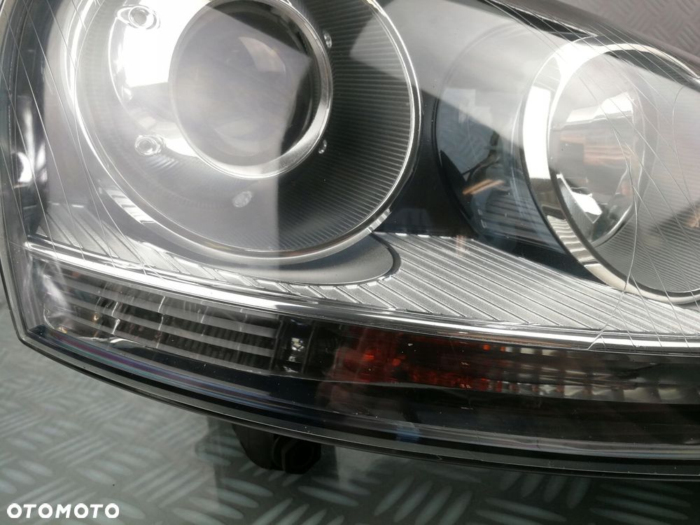 1K6941032 reflektor lampa prawa prawy przód przednia VW GOLF V JETTA XENON - 7