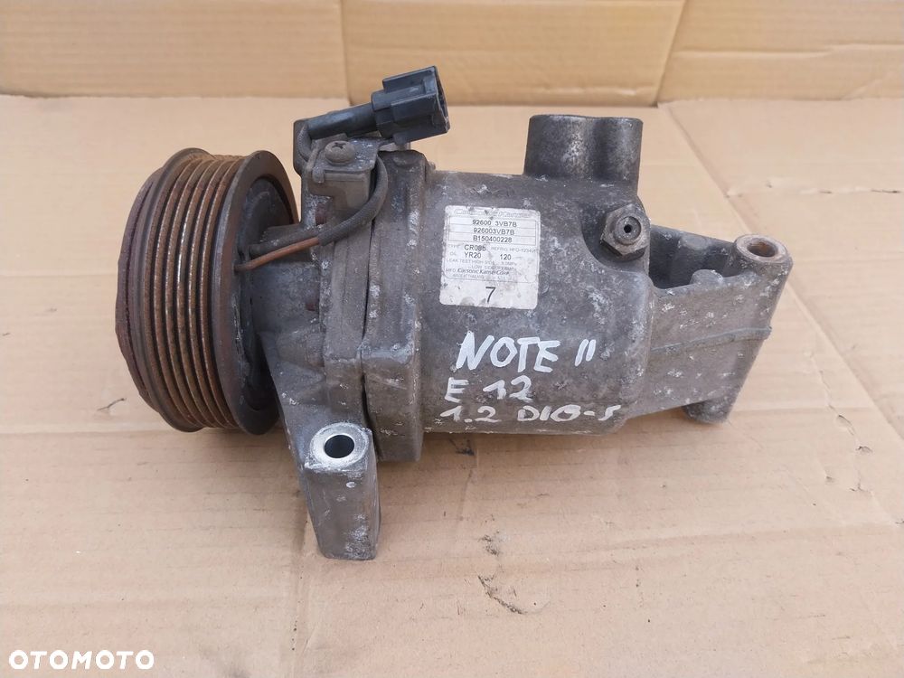 Nissan Note II E12 Sprężarka klimatyzacji 926003VB7B 12-16 1.2 DIG-S - 2