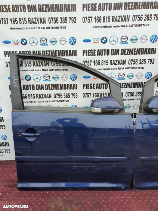 Usi Usa Portiera Stanga Dreapta Fata VW Touran 2003/2009 Albastre Usi Usa Portiera Stanga Dreapta F - 2