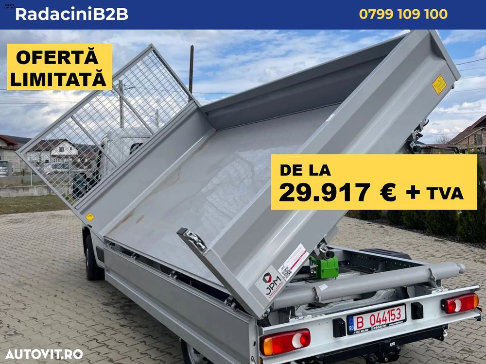 Citroën Jumper cu bena basculabila trilateral JPM omologata BA10 basculanta - 4