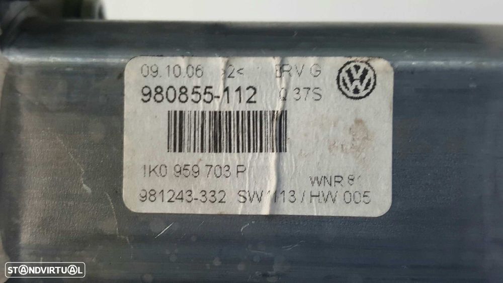 MOTOR ELEVADOR TRASEIRO ESQUERDO VOLKSWAGEN PASSAT BERLINA (3C2) HIGHLINE - 5