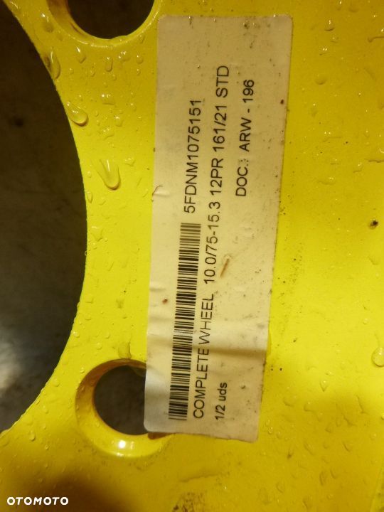 koło felga opona john deere 10.0,75-15.3 nowe  19201110  91582m - 2