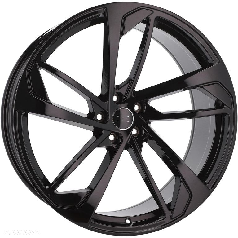 4x Czarne Felgi 22 5x112 m.in. do AUDI RS4 RS5 RS6 RS7 SQ5 SQ7 Q7 Q8 SQ8 SQ8 e-tron - XE139 (IN5445) - 6