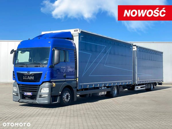MAN TGX 18.430 / PRZEJAZDOWY / ZESTAW TANDEM 120M3 / 7,75 M + 7,75 M
