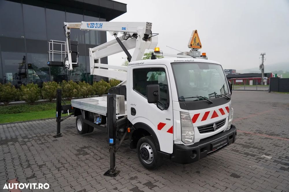 Renault MAXITY 120 DXI / ELEVATOR DE 21 DE METRI / ELEVATOR DE BASEBALL ZED 21JH / COȘ PENTRU 2 PERSOANE - 300 KG / - 5