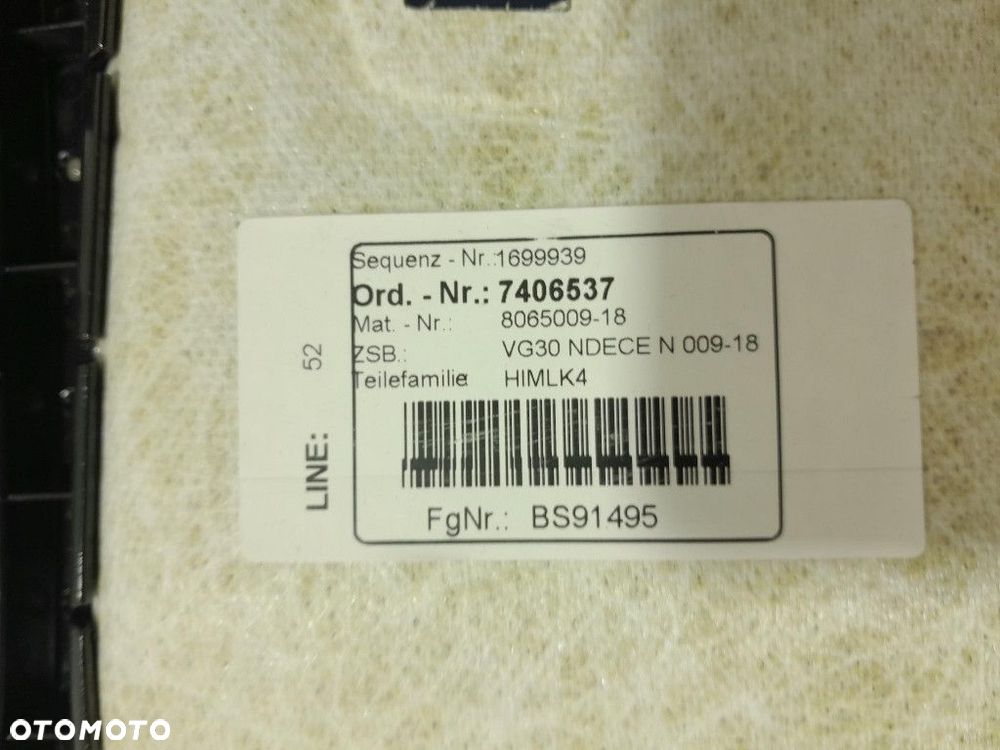 BMW M5 F90 G30 PODSUFITKA CZARNA M-PAKIET 8065009 - 10