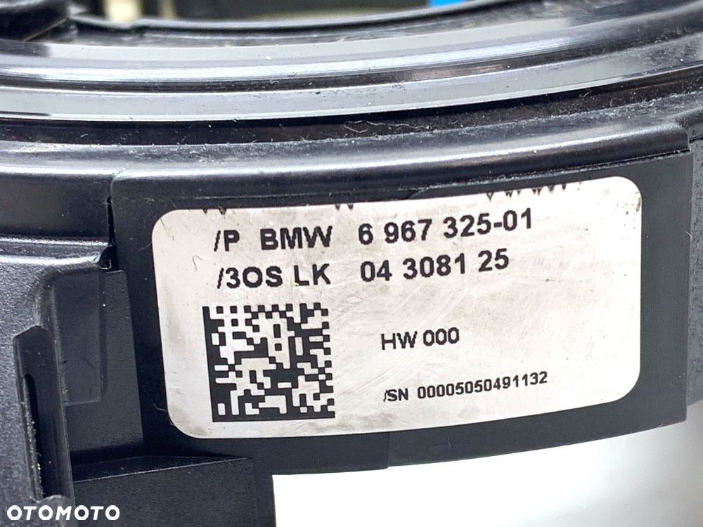 TAŚMA AIRBAG  BMW 1 (E87) 2003 - 2013 118 d 90 kW [122 KM] olej napędowy 2004 - 2007 6967325 - 4