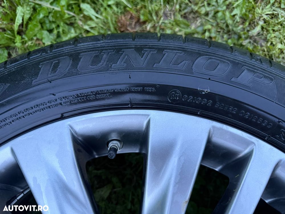 Set complet 4 Jante 20" ORIGINALE Toyota Highlander + anvelope Dunlop vara 235/55/20 DOT 2023 + senzori TPMS - 8