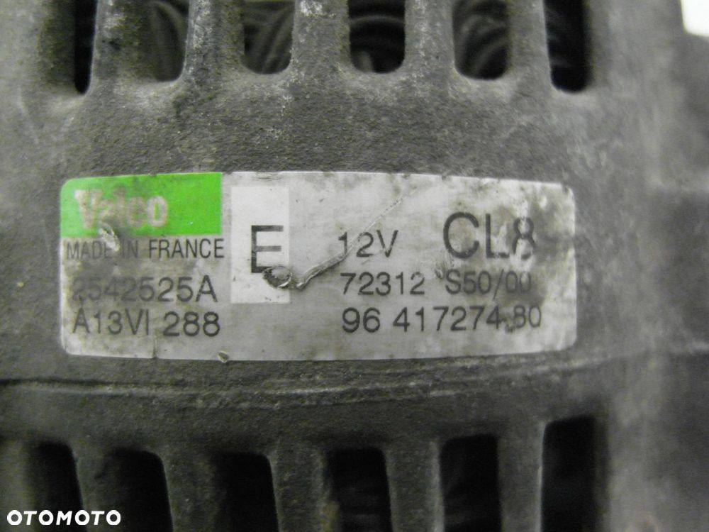 ALTERNATOR PEUGEOT PARTNER I 1.4 9641727480 2542525A - 3