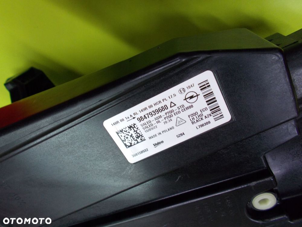 OPEL MOKKA B II 20-25 9847939680 LAMPA LEWA PRZÓD PRZEDNIA FULL LED - 7