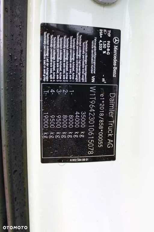 Mercedes-Benz Arocs 3545 8x4 – Wywrotka 3-Stronna / Retarder / Bordmatik / EURO 6e - 5