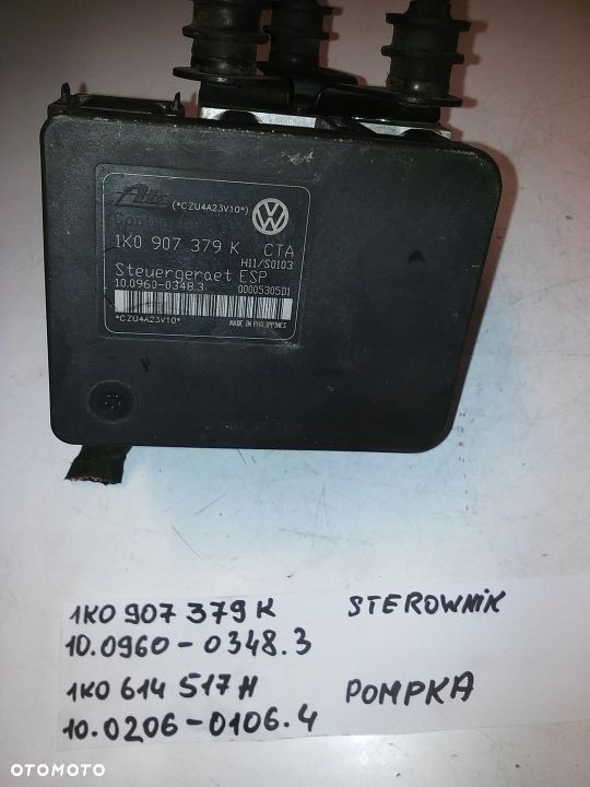 POMPA ABS ESP AUDI A3 GOLF V 1K0614517H 1K0907379K - 2