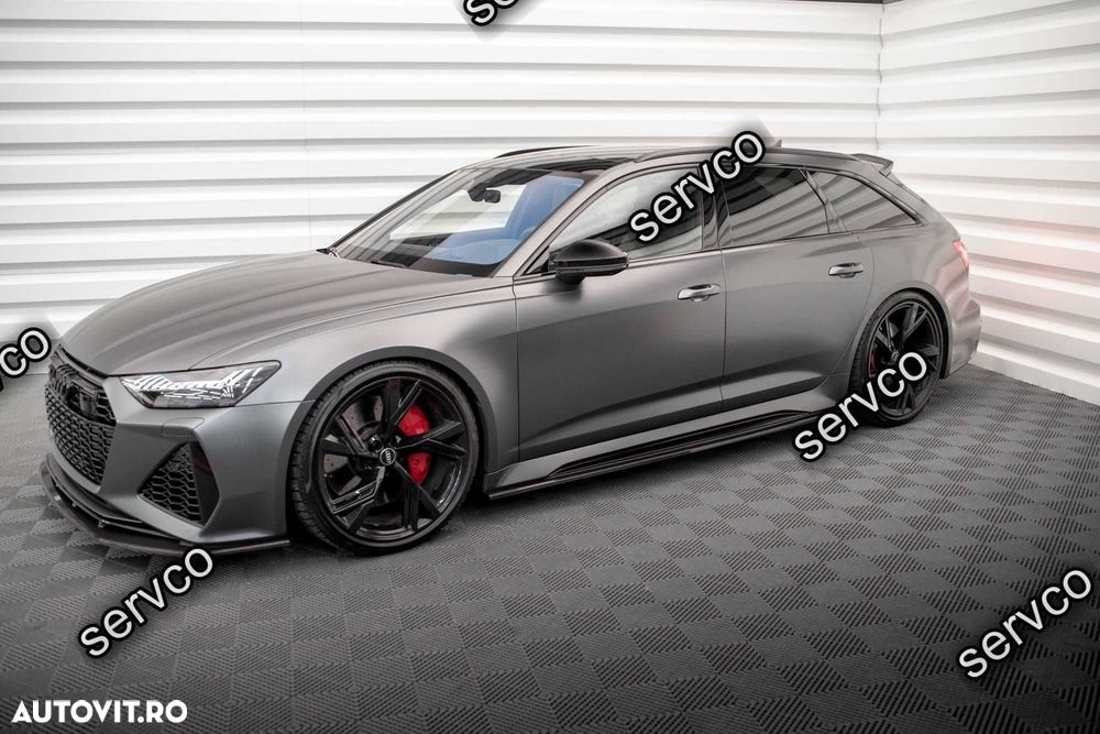 Prelungire bara fata Audi RS6 C8 RS7 C8 2019- v14 Maxton Design Carbon - 7