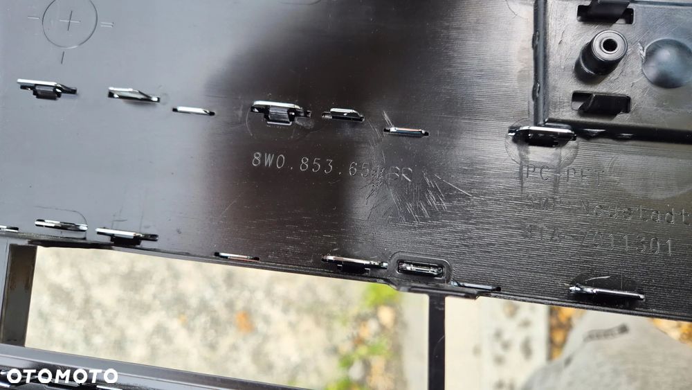 Atrapa Chłodnicy Grill Audi A4 B9 8W0 8W 15-19 Chrom OE 8W0853651Br AB Nowa - 13