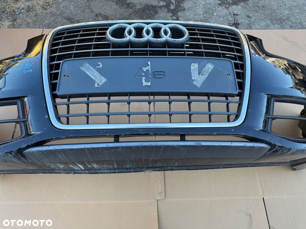 audi a6 c6 lift sline zderzak przód przedni grill xenon lz9y kompletny - 3