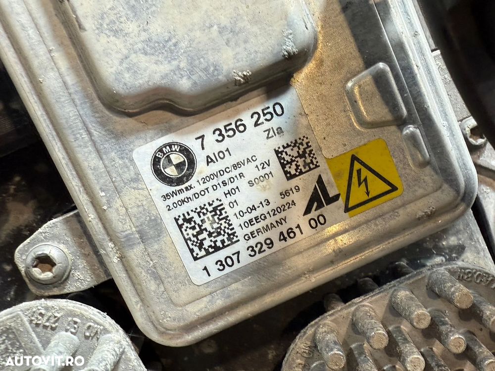 FAR STANGA UK CU LUPA XENON COMPLET CU BLOCURI BMW E93 320D 2013 2.0 DIESEL COD OEM 7356250 / 7263052 / 7263087 / 7239929 / DECAPOTABILĂ (CABRIOLET) 2005-2013 - 5