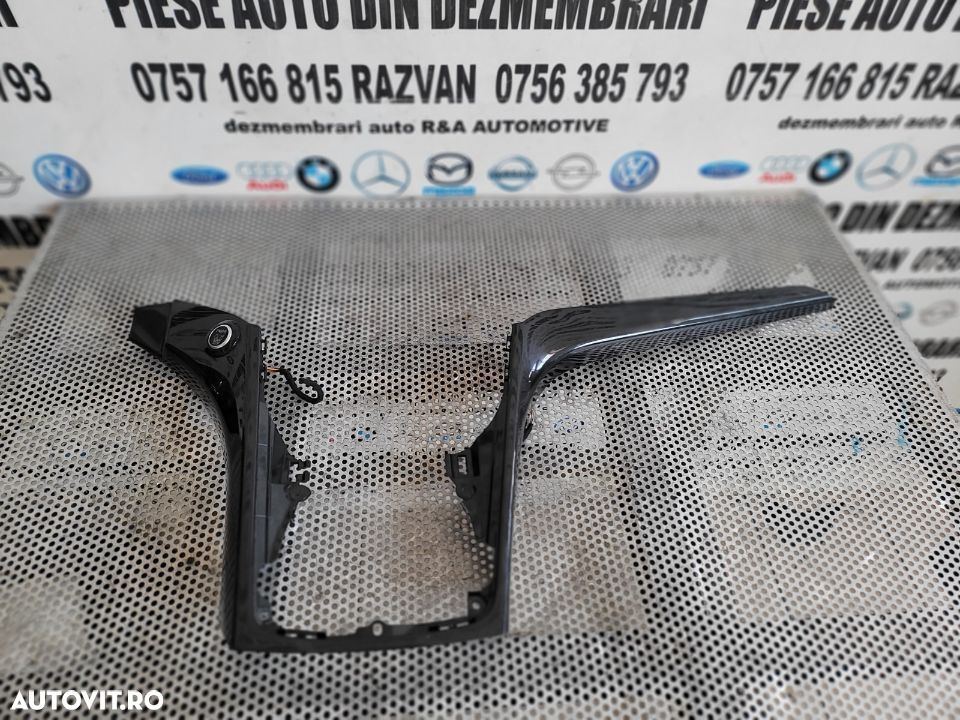 Ornament Trim Bord Consola Centara Buton Start Stop Ford Kuga 2 II An 2015-2020 Volan Stanga - 1
