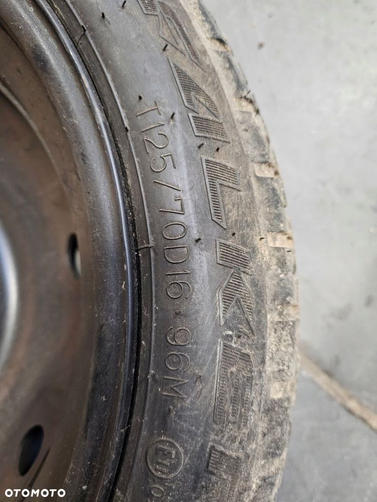 koło dojazdowe dojazdówka 16'' fiat tipo ii (2015-2020) 125/70/16 5x98 - 4
