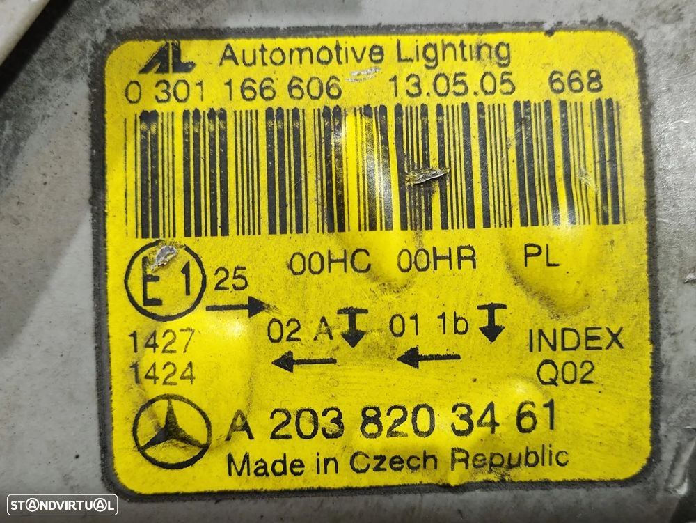 Óticas Ótica Mercedes Benz class C W203 sport coupe original - 9