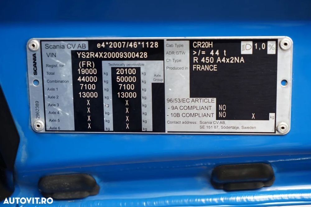 Scania R 450 / SISTEM HIDRAULIC / RETARDER / I-PARK COOL / JANTE DIN ALIAJ / CONTRACT DE SERVICE GOLD - 37
