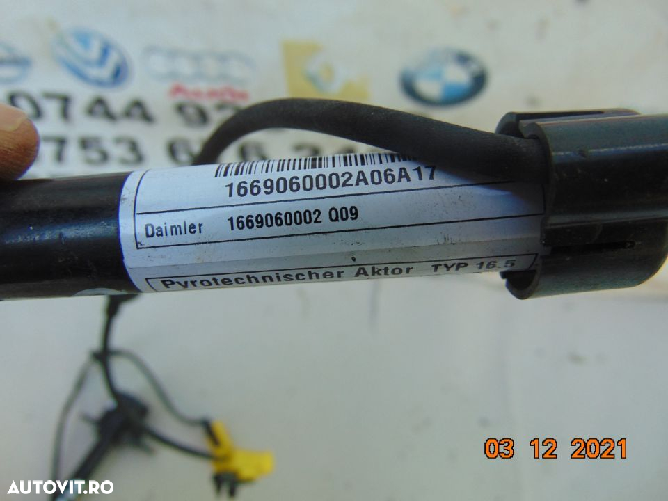 Capsa capota mercedes ML W166 2011-2019 capse capota Mercedes GLE X166 GL actuator capota - 4