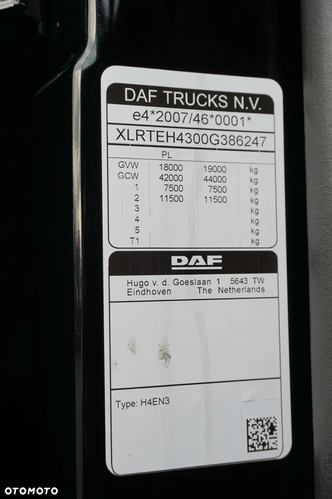 DAF 106 / 480 / EURO 6 / ACC / MEGA / LOW DECK / SUPER SPACE CAB - 12