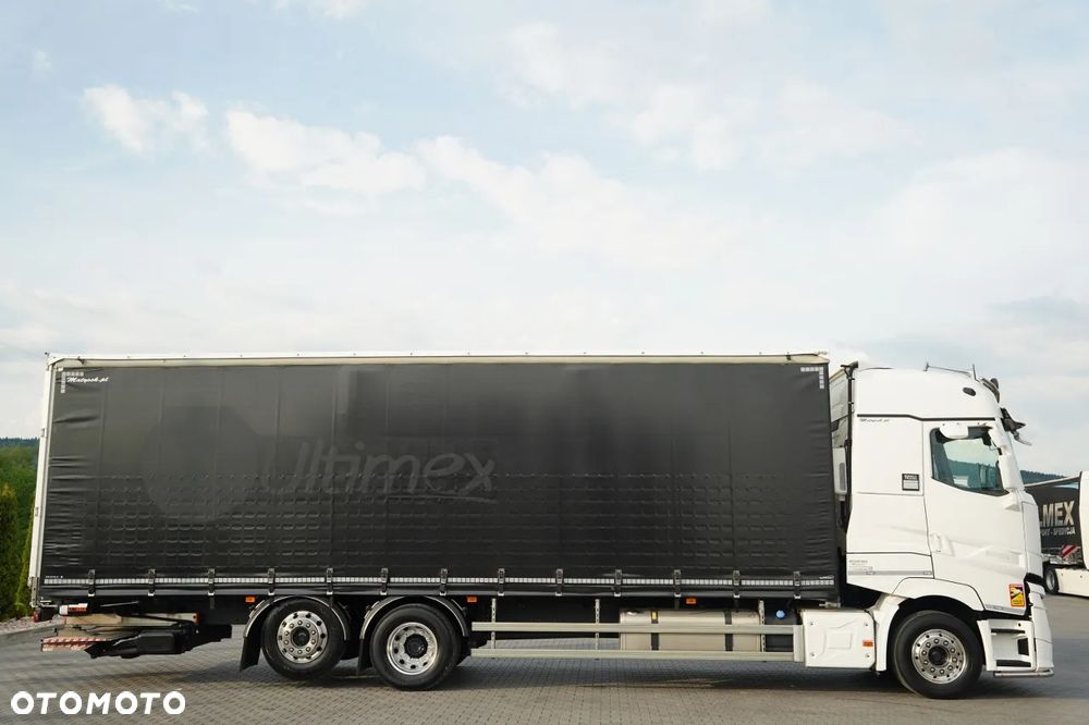 Renault T HIGH 440 DTI 13 / 6X2 /  FIRANKA 9.5 M / KLIMA POSTOJOWA / OŚ PODNOSZONA / MOCNA PODŁOGA / ALUFELGI / WINDA DHOLLANDIA / - 6