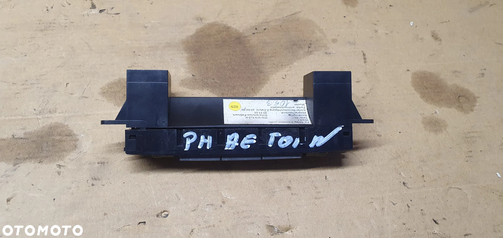 Przycisk przełącznik regulacji zawieszenia VW Phaeton 3D0959676K - 4