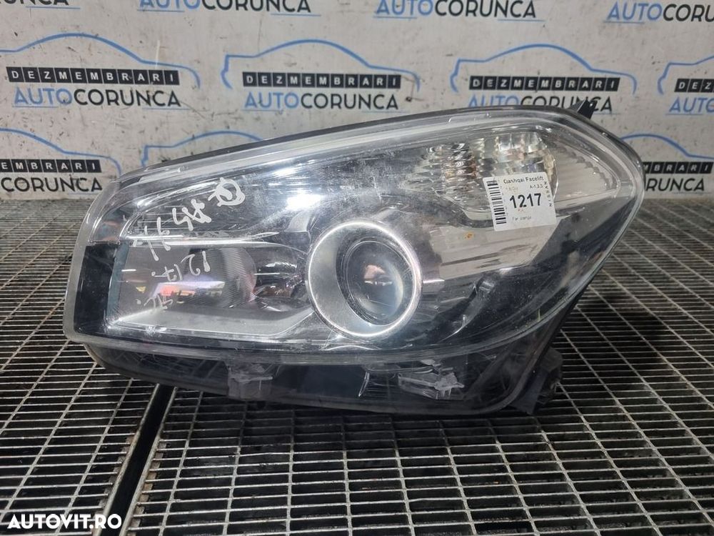 Far Stanga Nissan Qashqai Facelift 2010 - 2013 SUV 4 Usi (1217) Cu lupă Cleme rupte ... - 1