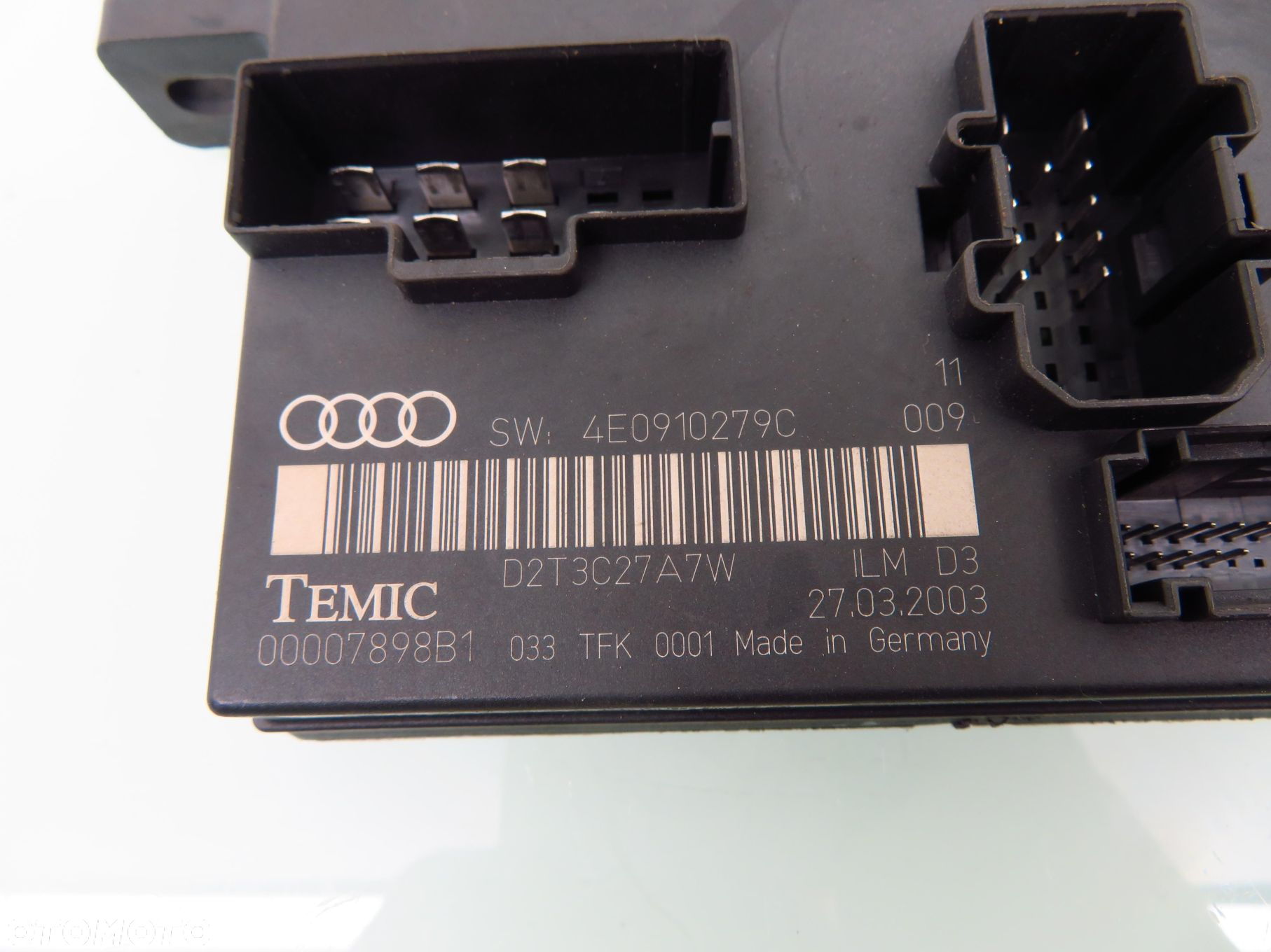 MODUŁ KOMFORTU AUDI A8 D3 4E0910279C - 3