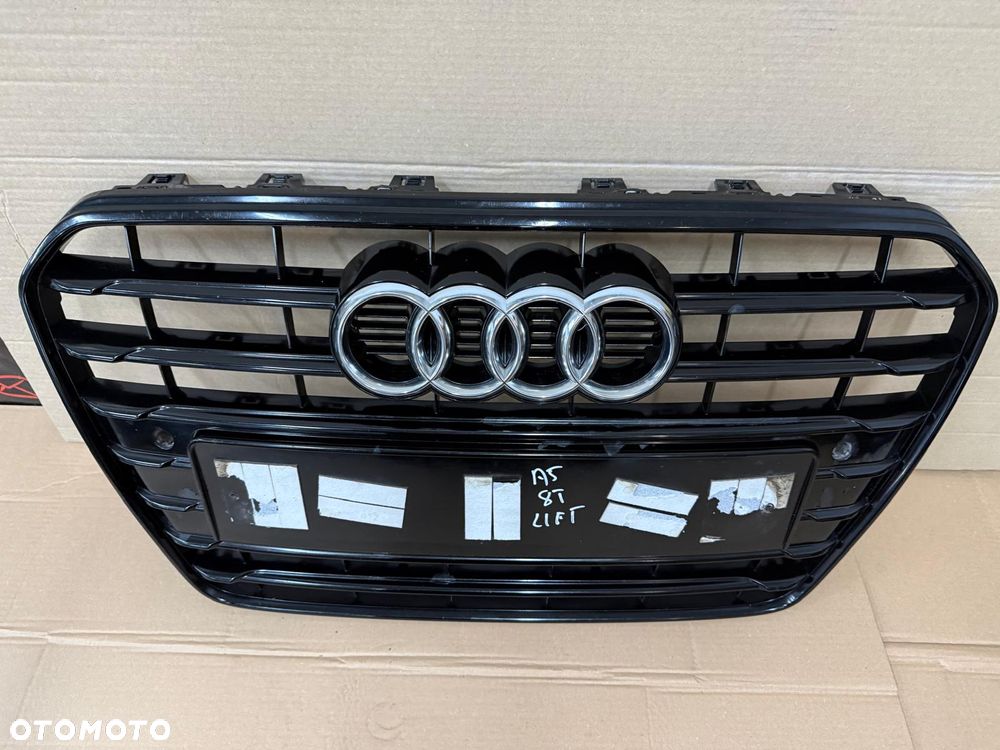 AUDI A5 8T LIFT S-LINE 12-17 GRILL ATRAPA ZDERZAKA CZARNA 8T0853651G - 3