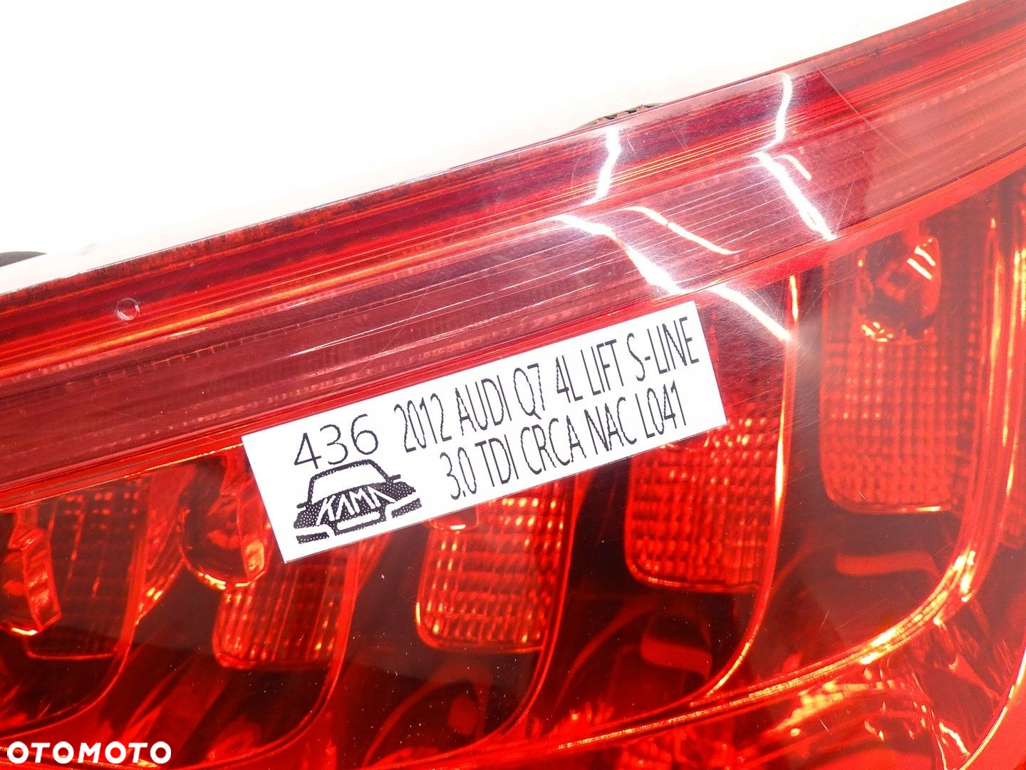 LAMPA LED PRAWY TYŁ PRAWA TYLNA AUDI Q7 4L LIFT 4L0945094F - 8