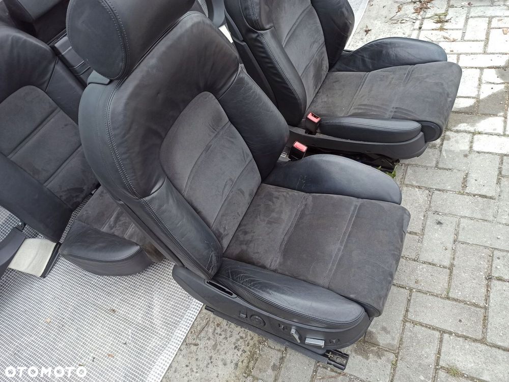 AUDI A8 S8 D3 FOTELE KOMPLET SPORT ALCANTARA ELEKTR GRZANE BOCZKI BO - 5