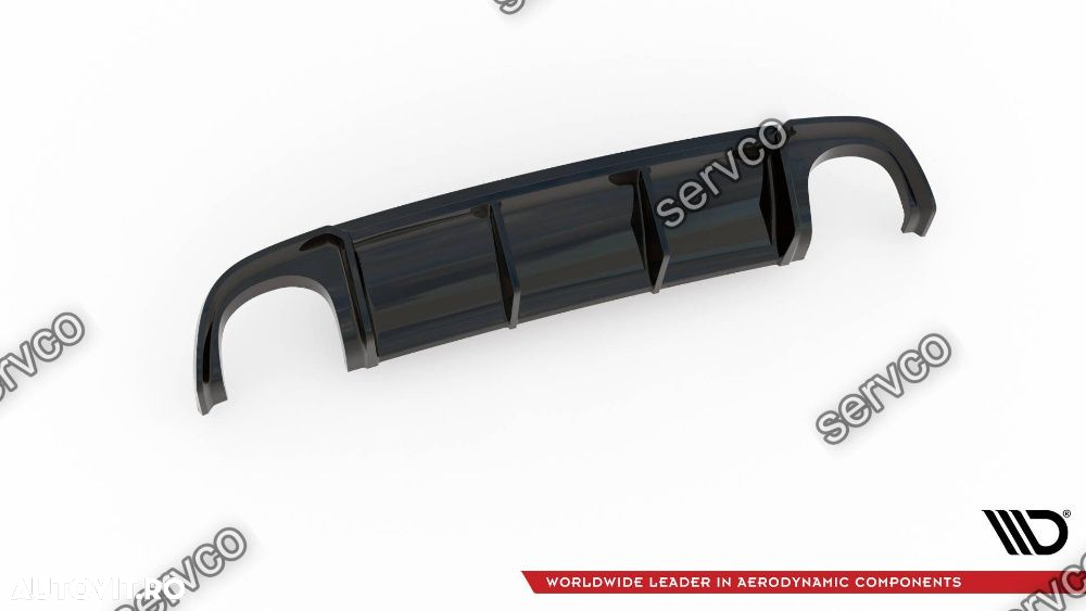 Difuzor bara spate Audi A4 RS4 B7 Sedan 2006-2008 v12 Maxton Design - 7