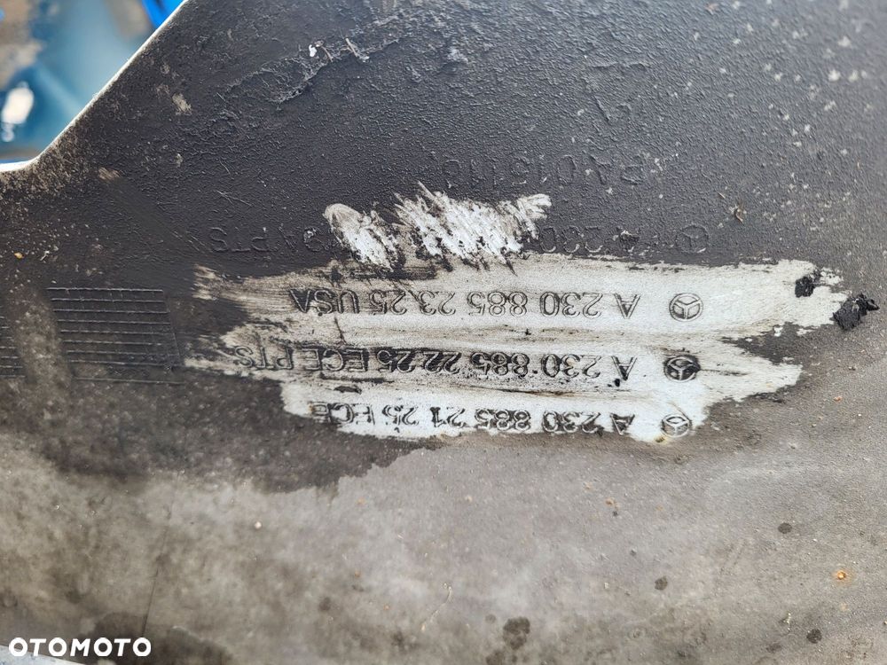 Zderzak przedni mercedes sl r230 oryginalny w230 - 7