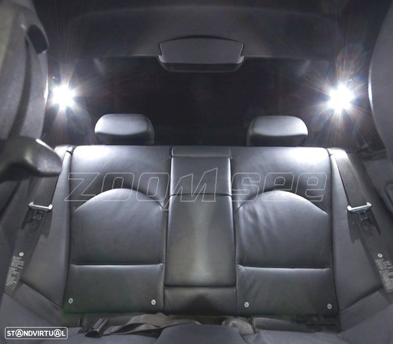 KIT COMPLETO 18 LAMPADAS LED INTERIOR PARA BMW SERIE 3 E46 WAGON TOURING 316I 318I 320I 323I 325I 32 - 6