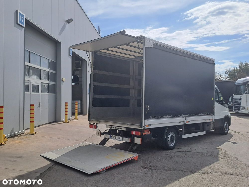 Iveco Daily | Plandeka + Winda 750kg | 3.0l 180KM | Full Led |  Krajowy | 8 EP | Firanka | - 13