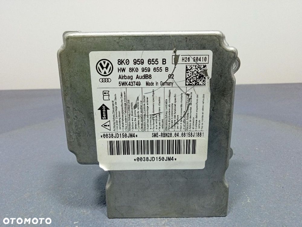AUDI A4 B8 DESKA ROZDZIELCZA KONSOLA PODUSZKI PASY KPL EU 8K1857041 - 13