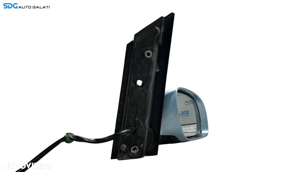 Oglinda Electrica Dreapta Volkswagen Touran 2003 - 2010 Culoare Albastru Deschis Cod 010744 [ L5711 ] - 7
