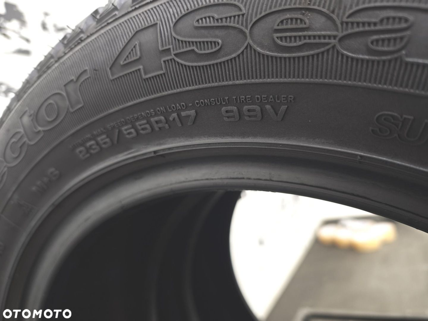 235/55r17 goodyear 2016 opony całoroczne 6,5mm 51423 - 6