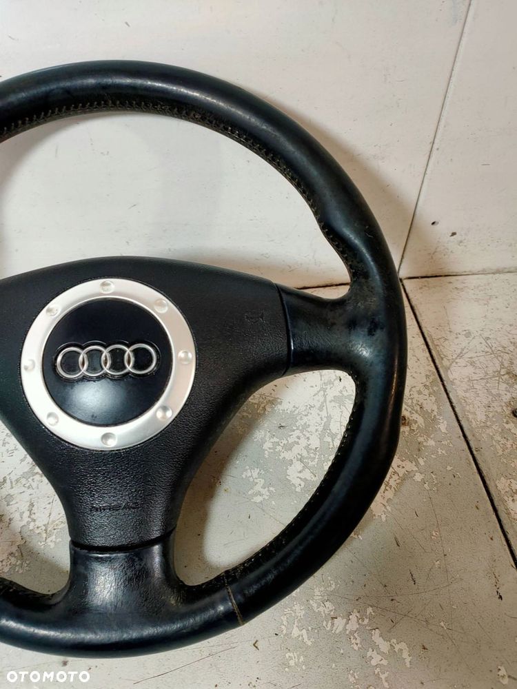 kierownica audi tt 8n czarna skóra - 3