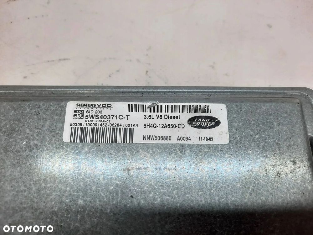 KOMPUTER STEROWNIK SILNIKA RANGE ROVER SPORT I L320 3.6 D 272KM 368DT - 2