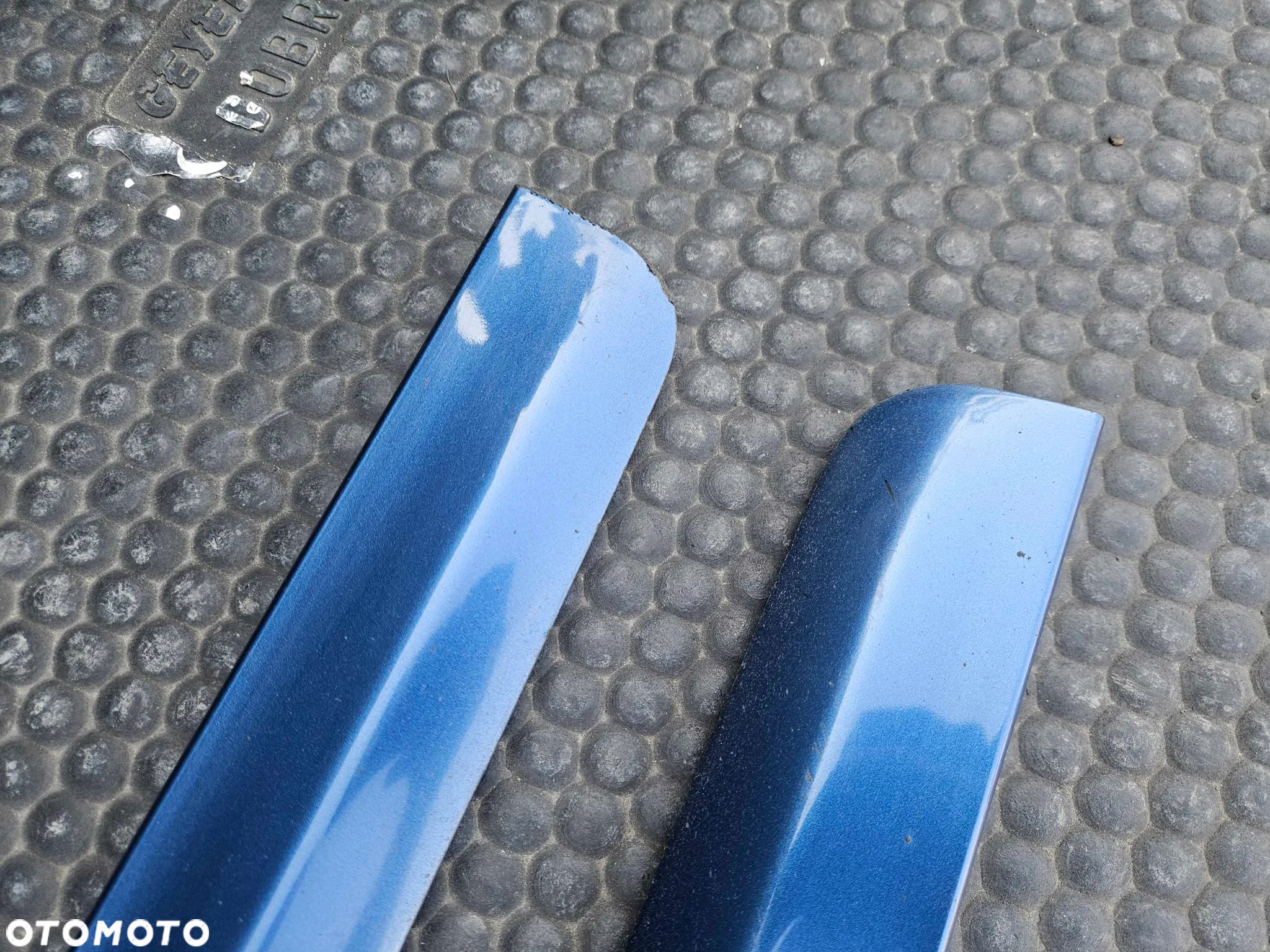 Listwa Listwy Drzwi S-Line Dolne Niebieskie Komplet Audi A4 B6 B7 Oryginalne - 10