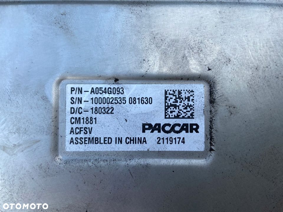 Sterownik EAS DAF XF euro 6 komputer adblue - 3