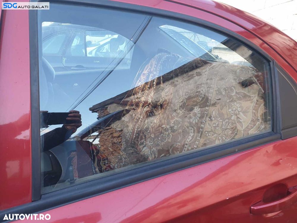 Geam Sticla de pe Usa Portiera Stanga Spate Chevrolet Aveo Kalos T250 2005 - 2011 [C6883] - 1