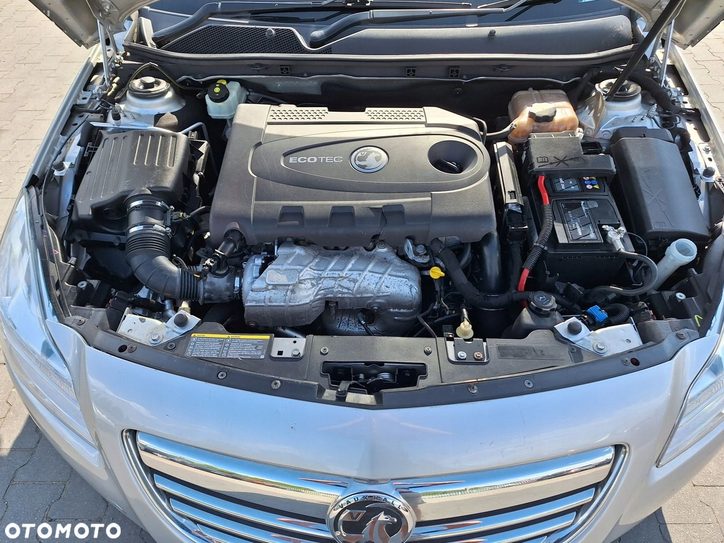 OPEL Vauxhall INSIGNIA A G09 Z176 ZDERZAK PRZÓD MASKA BŁOTNIK LAMPA 08-13 - 10