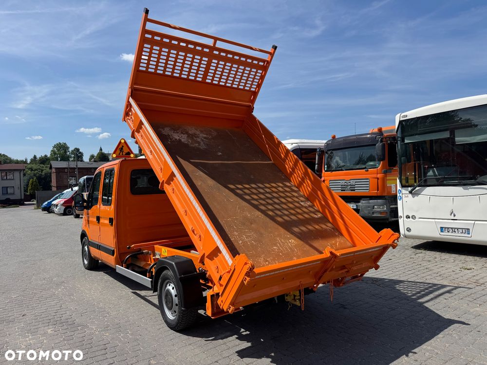 Renault Master Wywrotka 3 Stronna Klimatyzacja Brygadowka 7 Osób Doka 2010r. 2.5DCi Kiper I wł. Wywrot - 13