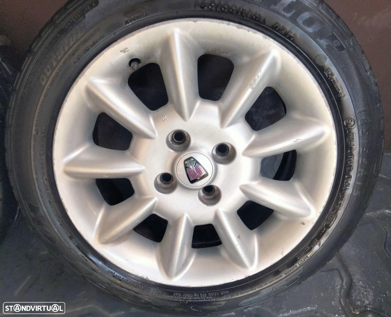 Jantes Rover 4x100 R15 com pneus 185/55 - 3