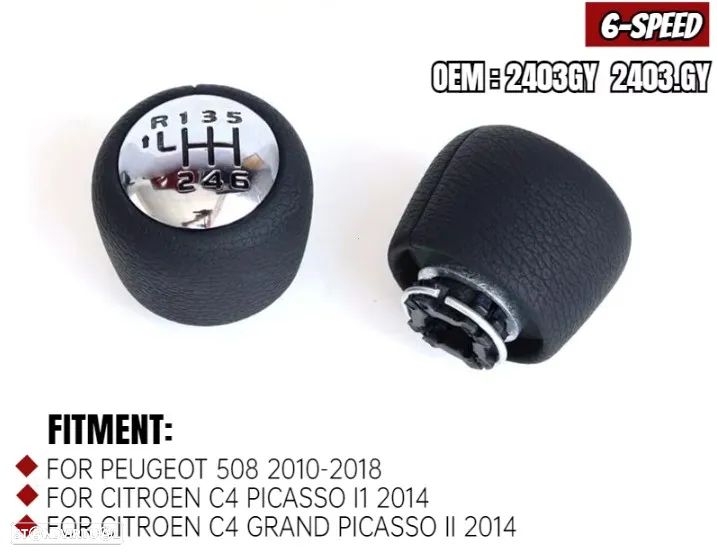 Manete Moca mudanças e fole Peugeot Citroen - 7