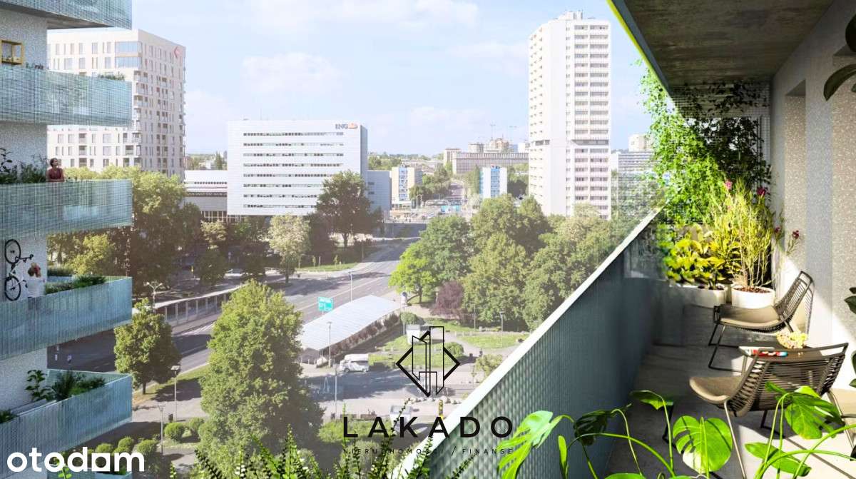 Dobrze doświetlona kawalerka w centrum od zachodu
